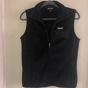 Women’s Patagonia Black Retool Fleece Vest